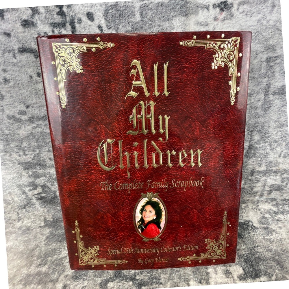Vtg All My Children The Complete Family Scrapbook 25th Anniversary Edition 1994